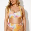 Tie Dye Scoopneck Fashion Lady Bikini Set -Meetcurve Shop b debk025003 1