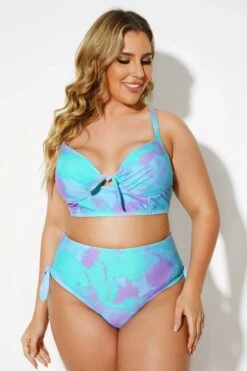 Tie Dye Sexy Underwire Bikini Set For Women 9 Tie Dye Sexy Underwire Bikini Set For Women -Meetcurve Shop b debk047002 4