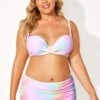 Tie Dye Printed Underwire Women Bikini Set 1 Tie Dye Printed Underwire Women Bikini Set -Meetcurve Shop b debk062001 1