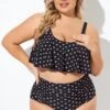 Star Pattern Ruffle Women Bikini Top 1 Star Pattern Ruffle Women Bikini Top -Meetcurve Shop b debk063006 1 1