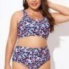 Flattering Peach Leopard Pull-on Design Bikini Top -Meetcurve Shop b debk143001 1 1