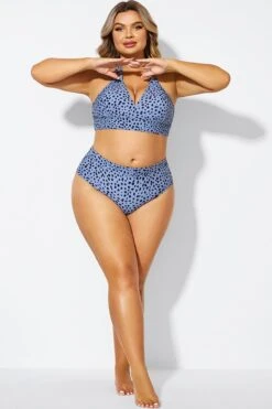 Animal Print High-cut Leg Brief For Lady 8 Animal Print High-cut Leg Brief For Lady -Meetcurve Shop b debt022004 3