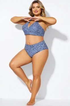 Animal Print High-cut Leg Brief For Lady 9 Animal Print High-cut Leg Brief For Lady -Meetcurve Shop b debt022004 4