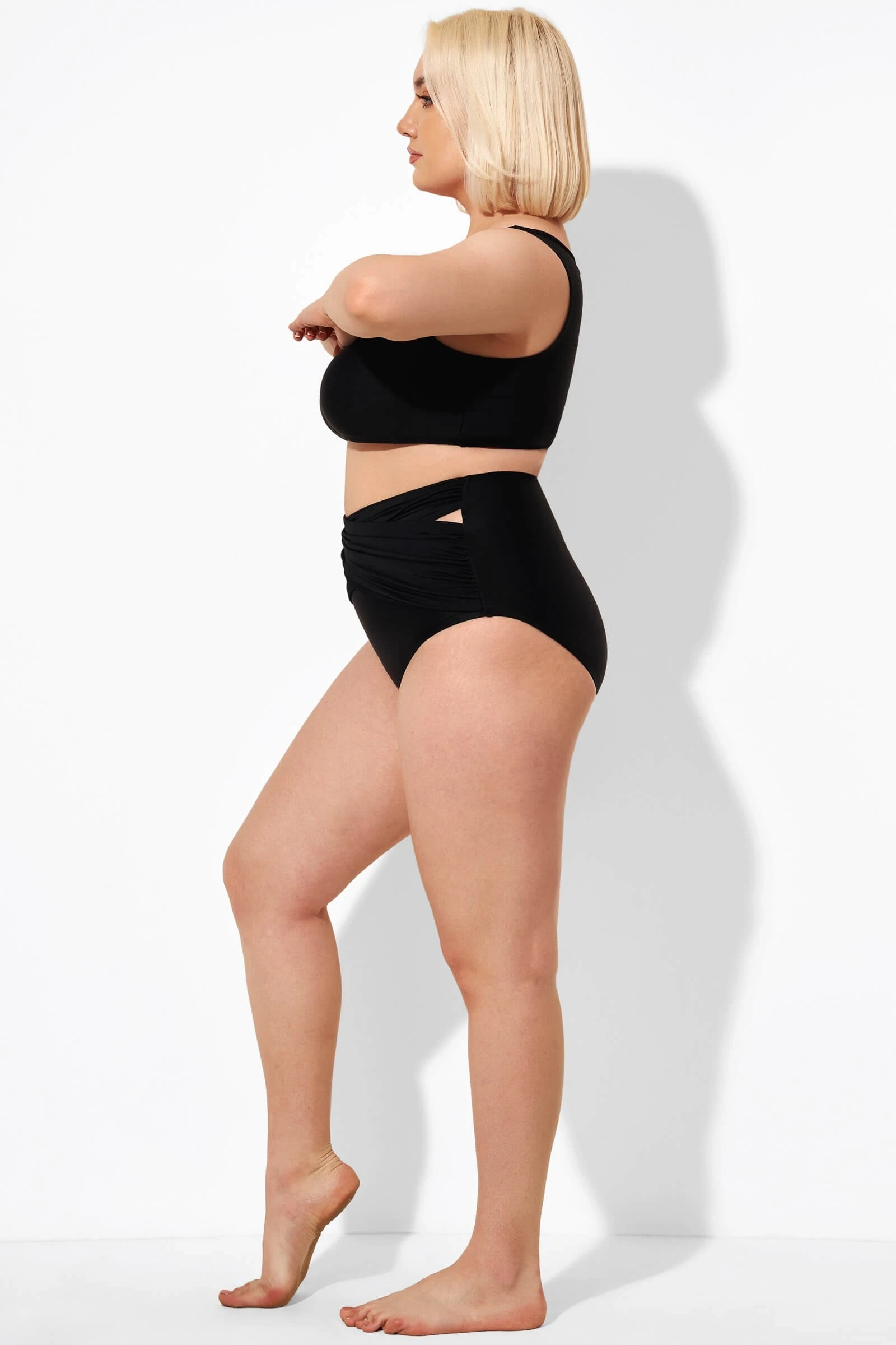 Black Bandage Sexy Women Beach Brief 4 Black Bandage Sexy Women Beach Brief - Image 2