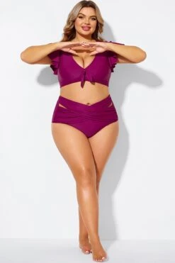 Purple Bandage Sexy Women Beach Brief 8 Purple Bandage Sexy Women Beach Brief -Meetcurve Shop b debt029003 3