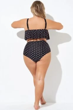 Star Pattern Swim Bikini Bottom -Meetcurve Shop b debt040009 2