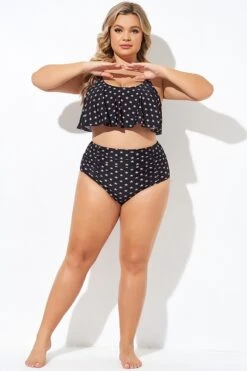 Star Pattern Swim Bikini Bottom -Meetcurve Shop b debt040009 3
