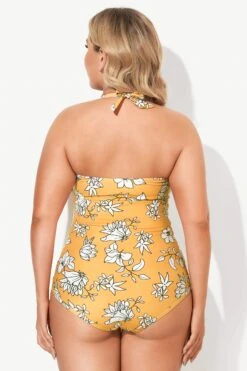 Flower Cut Out Underwire Party One Piece Swimsuit -Meetcurve Shop b deop005002 3