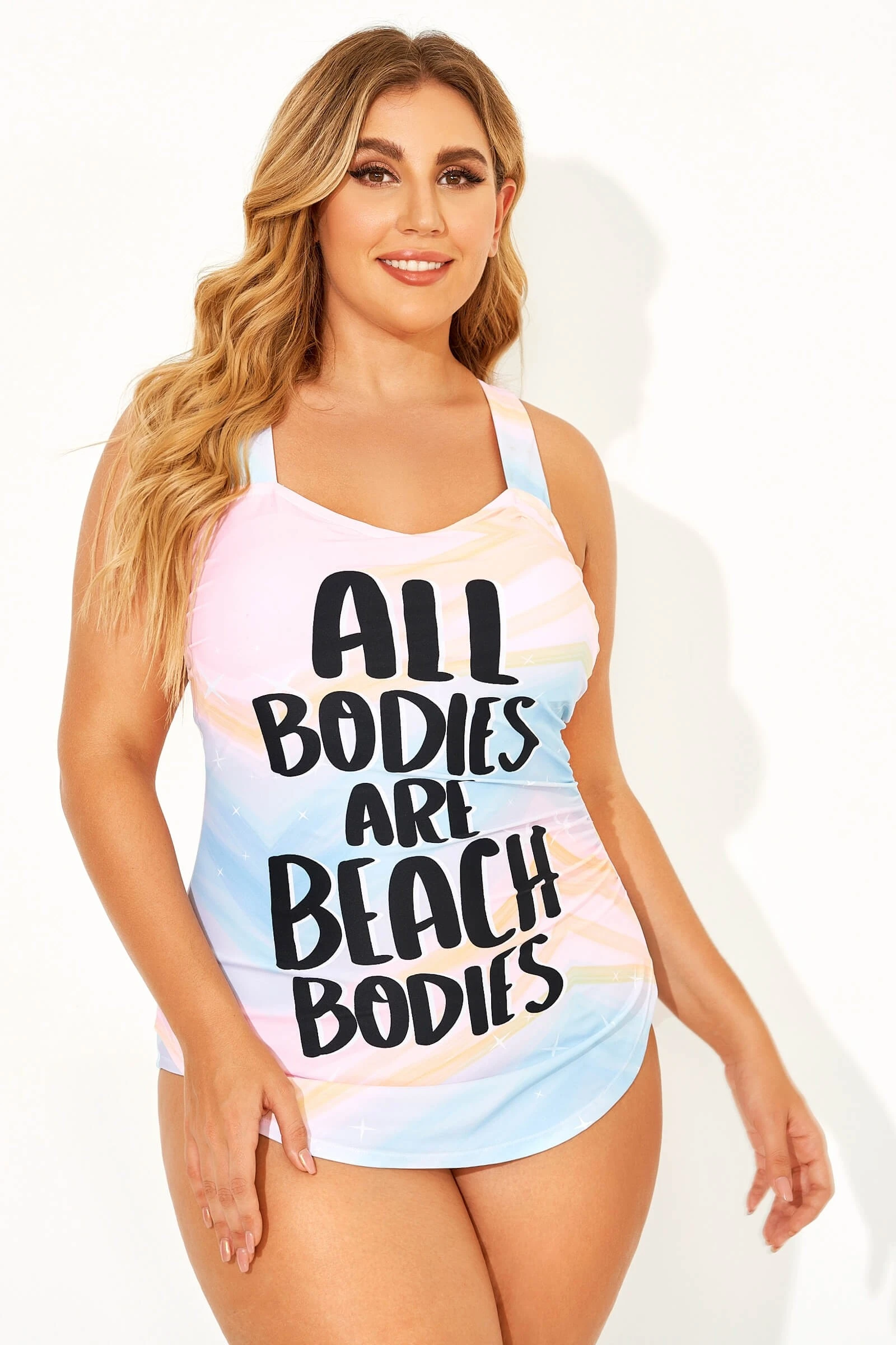 Stephaniechinnart X Meet.Curve Gradient Color One Piece Swimsuit 5 Stephaniechinnart X Meet.Curve Gradient Color One Piece Swimsuit - Image 3