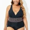 Black Trendy Leopard Printed One Piece Swimsuit 2 Black Trendy Leopard Printed One Piece Swimsuit -Meetcurve Shop b deop180001 1
