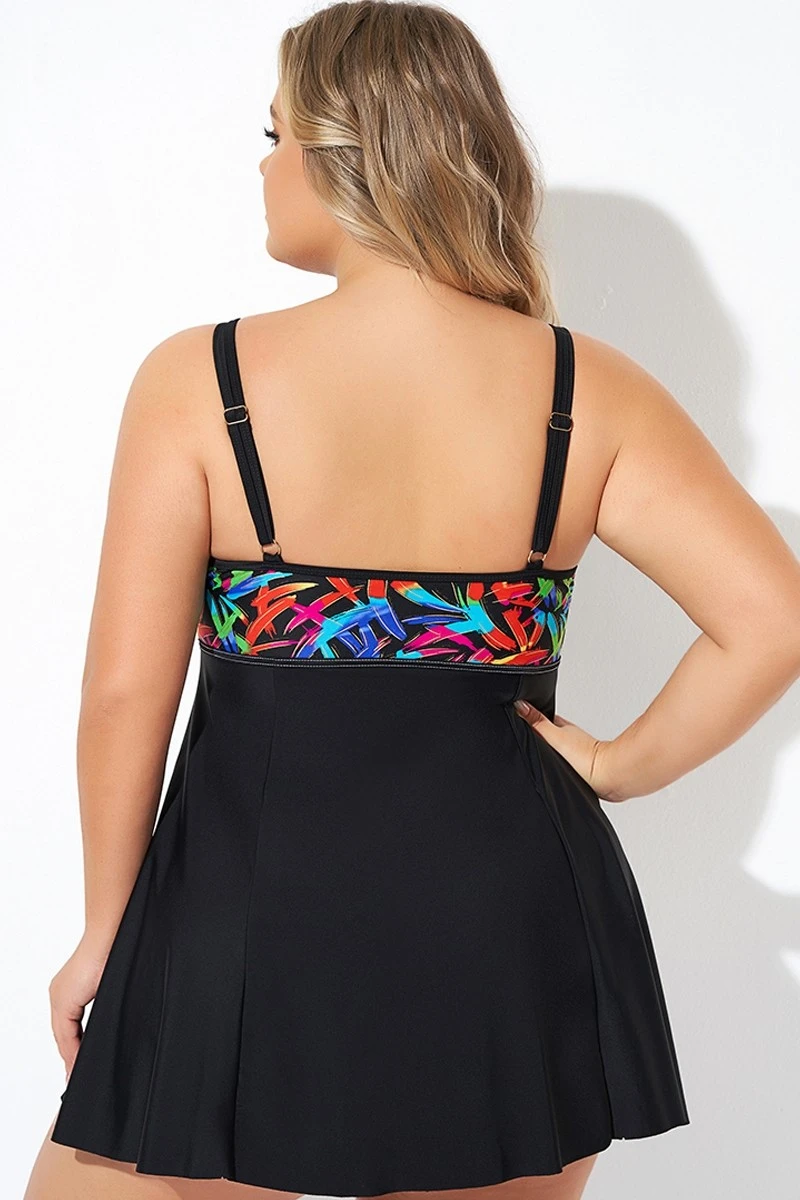 Longitude Double Shoulder Straps Lightweight Swimdress 4 Longitude Double Shoulder Straps Lightweight Swimdress - Image 2