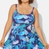Multi Color Double Strap Lightweight Wrap Swimdress -Meetcurve Shop b desd108002 1