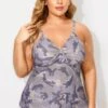 Camo Sweetheart Neckline Tummy Control Vintage Tankini Top 2 Camo Sweetheart Neckline Tummy Control Vintage Tankini Top -Meetcurve Shop b detan024003 1