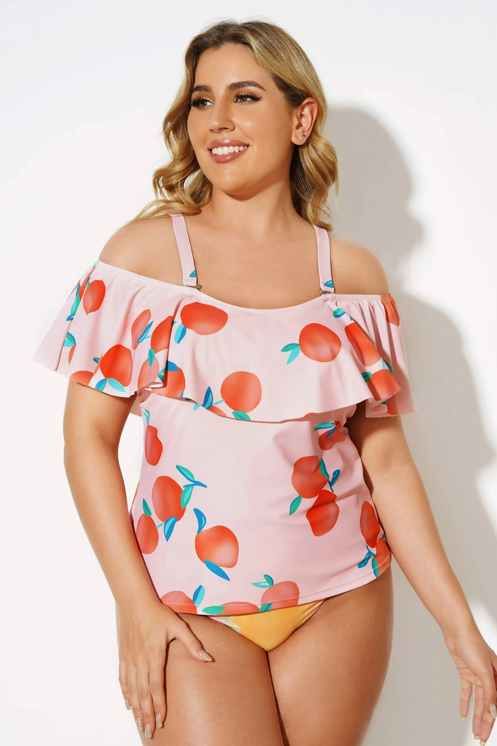 Floral Printed Elegant Women Tankini Top 6 Floral Printed Elegant Women Tankini Top - Image 4