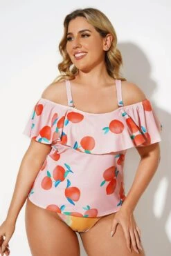 Floral Printed Elegant Women Tankini Top 8 Floral Printed Elegant Women Tankini Top -Meetcurve Shop b detan086004 4