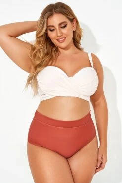 White Warp Elegant Women Bikini Top