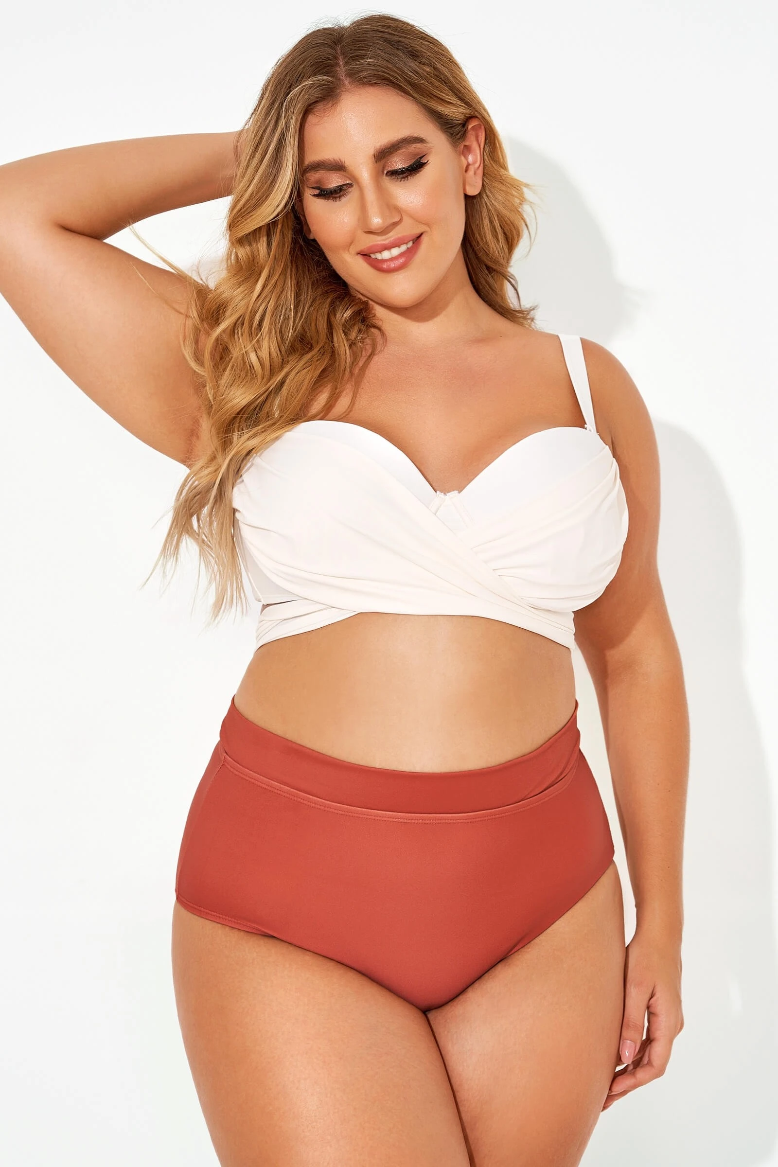 White Warp Elegant Women Bikini Top 3 White Warp Elegant Women Bikini Top