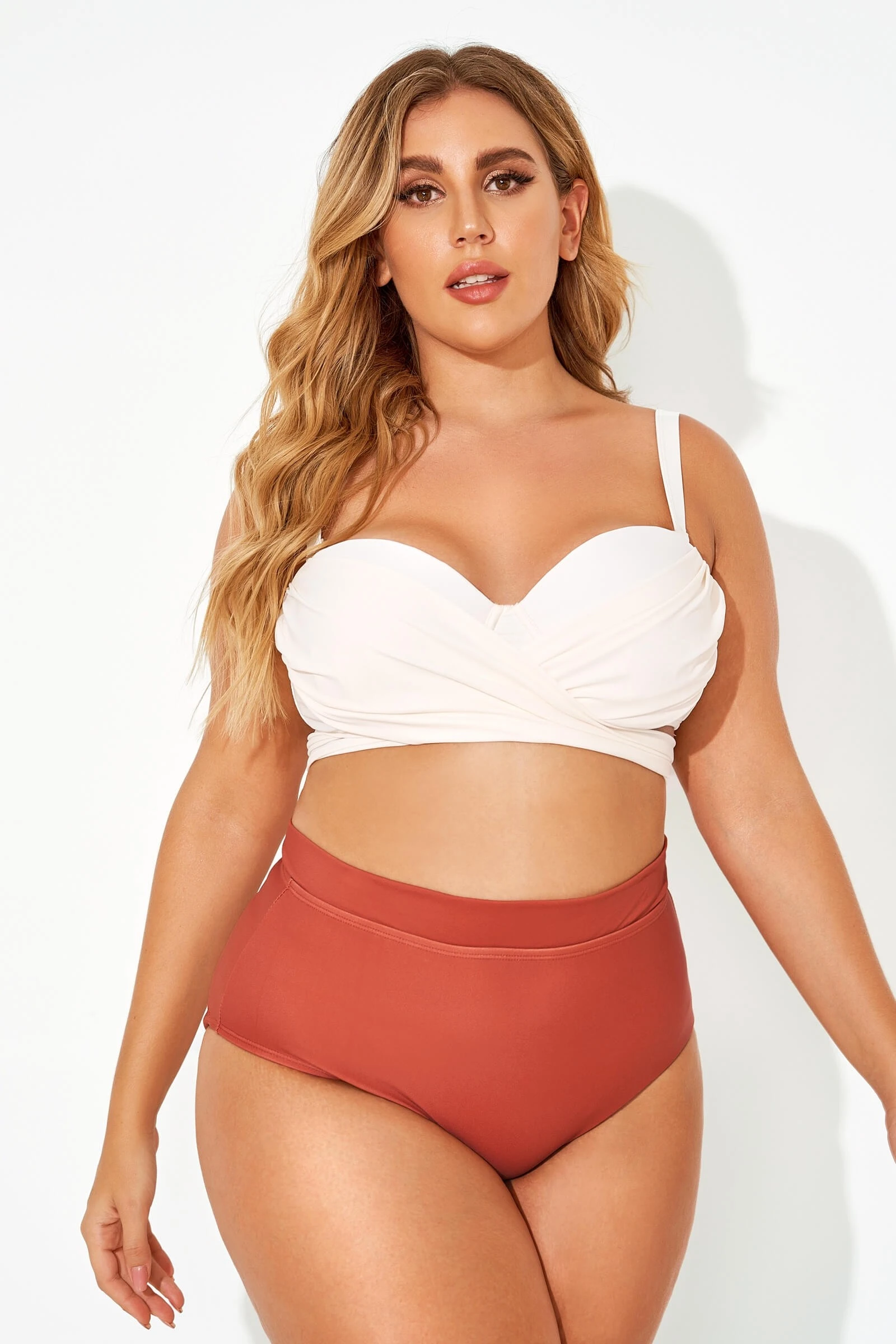 White Warp Elegant Women Bikini Top 5 White Warp Elegant Women Bikini Top - Image 3