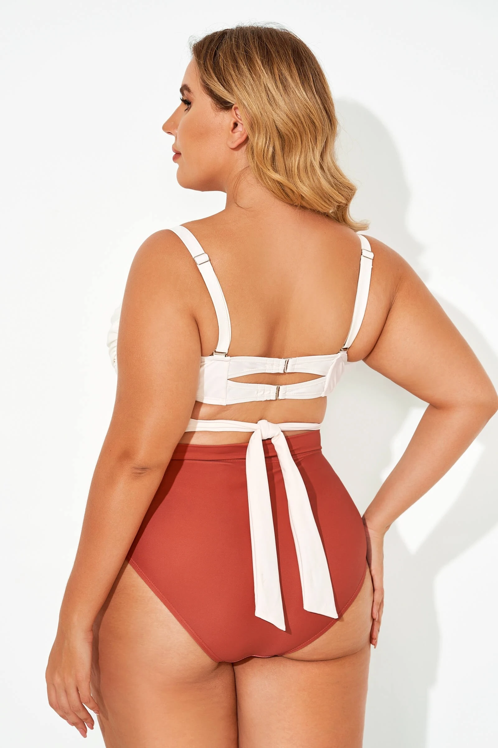 White Warp Elegant Women Bikini Top 4 White Warp Elegant Women Bikini Top - Image 2