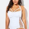 White Hollow Out Underwire One Piece Swimsuit 2 White Hollow Out Underwire One Piece Swimsuit -Meetcurve Shop b sfop1911056 5