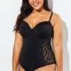 Black Backless Crochet Underwire One Piece Swimsuit -Meetcurve Shop b sfop1911084 4