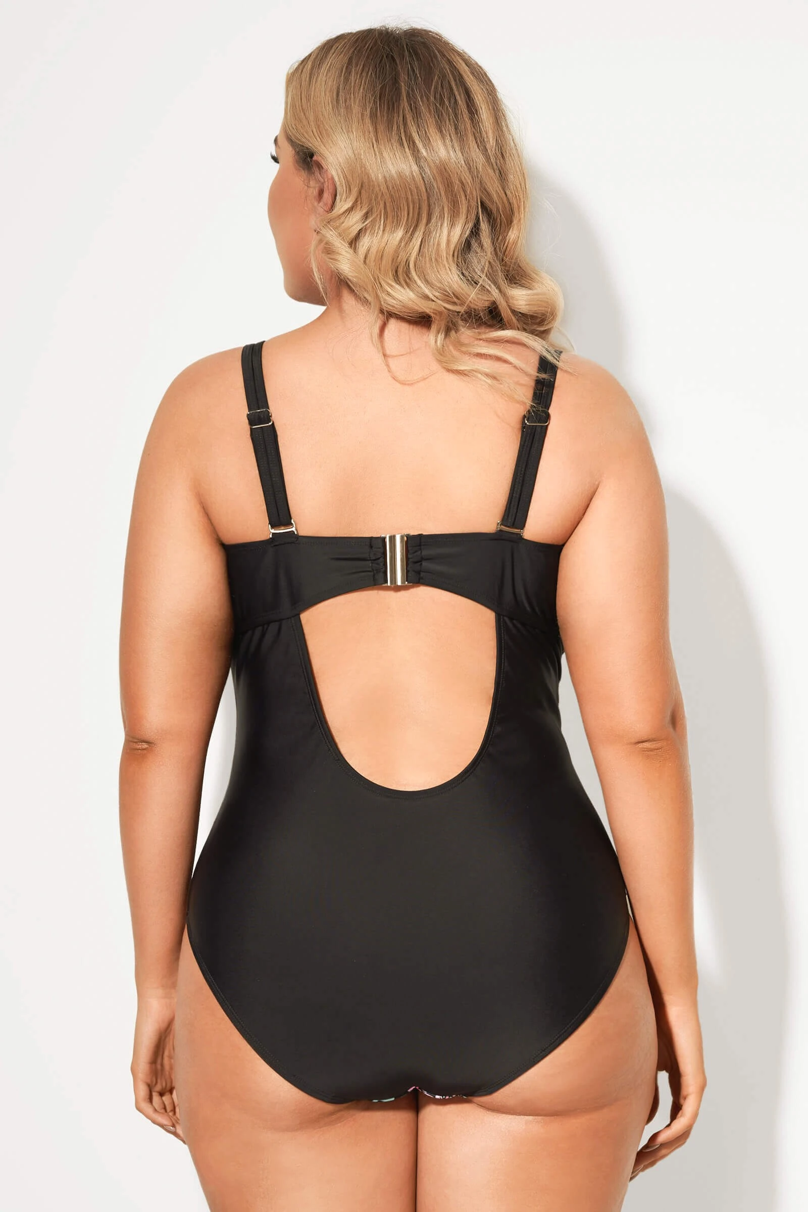 Flower Printed Mesh Sexy One Piece Swimsuit 4 Flower Printed Mesh Sexy One Piece Swimsuit - Image 2