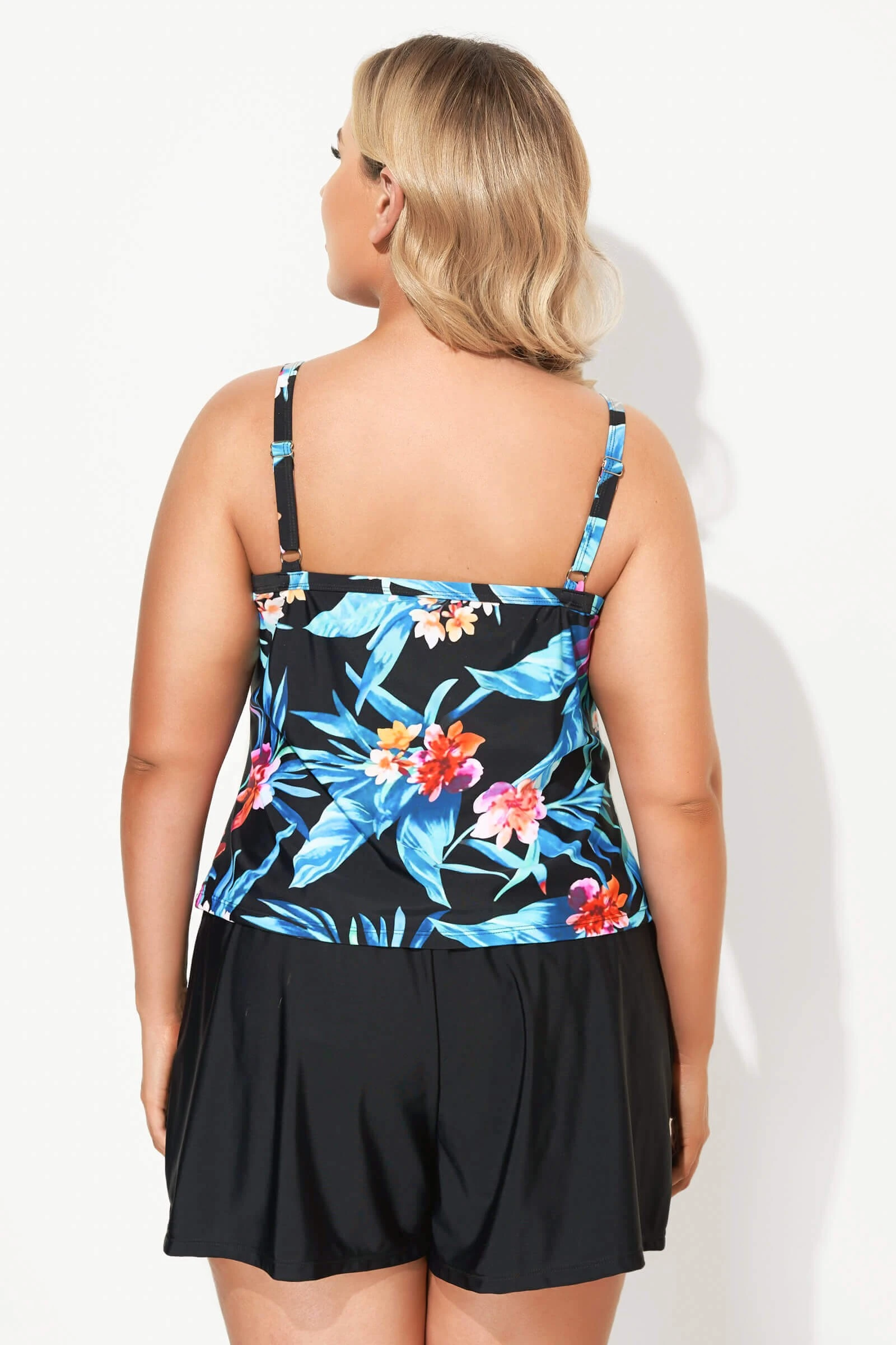 Tropical Flower One Piece Swimsuit For Lady 4 Tropical Flower One Piece Swimsuit For Lady - Image 2