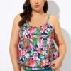 Adjustable Straps Lightweight Blouson Tankini Top -Meetcurve Shop dsc08436 1